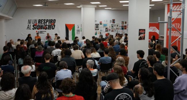 Gran asistencia a las Jornadas por Palestina de la CJS pese al veto del Ayuntamiento de Zaragoza