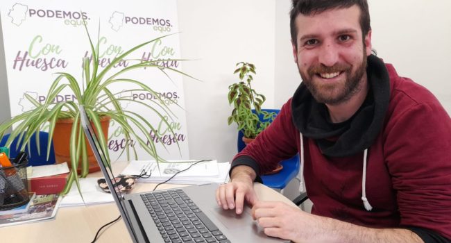 Guillermo Boix, concejal de Con Huesca Podemos Equo | Foto: Con Huesca