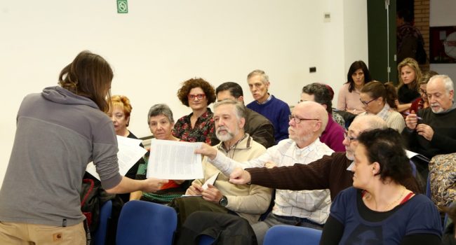 Híjar durante la presentación de la Mesa. Foto: AZ