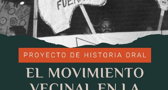 El movimiento vecinal en L’Almozara