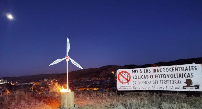 Foto: Plataforma a favor de los paisajes de Teruel