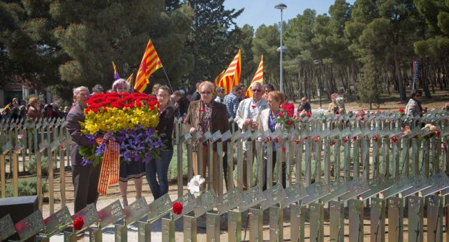 Homenaje a las víctimas del franquismo en el Cementerio de Torrero (2014) | Foto: Miguel Ángel Capapé