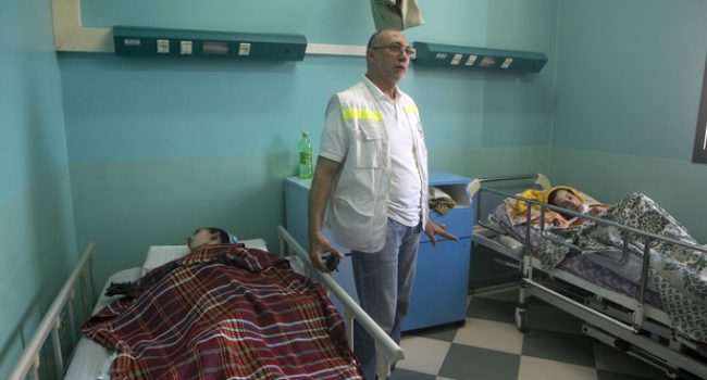 Hospital en Gaza. Foto: Anne Paq