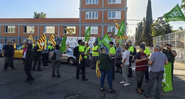 Primera jornada de paros en el CEE Oliver de Zaragoza | Foto: OSTA