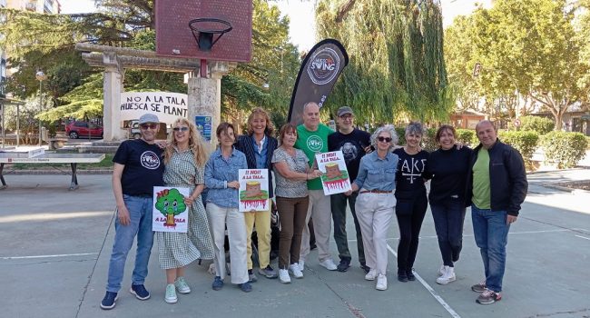 I Jornada de Convivencia de la Plataforma Árboles Vivos Huesca Reclaman “respeto y cuidado de los árboles” en cada rincón de Uesca 1