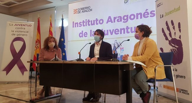 María Jesús Portillo, Adrián Gimeno, y María Goikoetxea