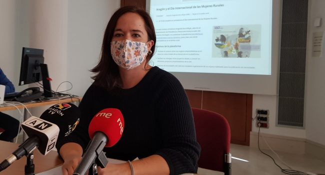 La directora del IAM, María Goikoetxea, en rueda de prensa.