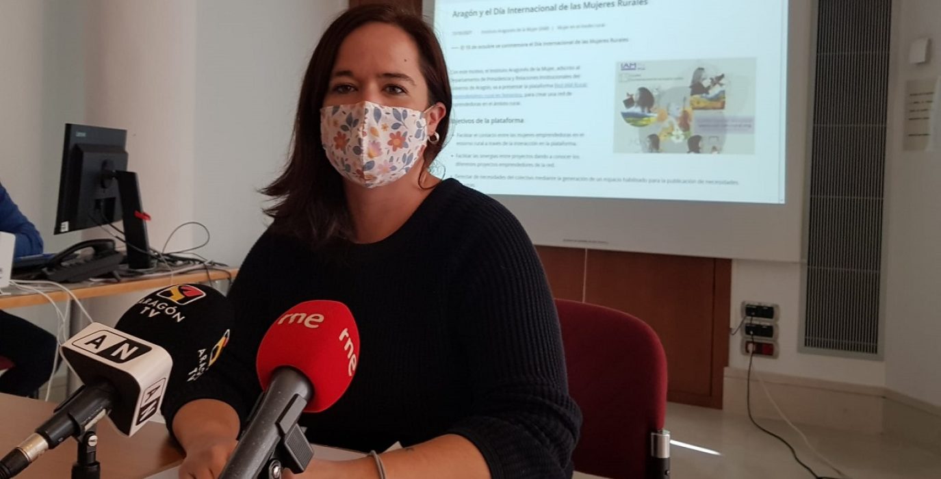 La directora del IAM, María Goikoetxea, en rueda de prensa.