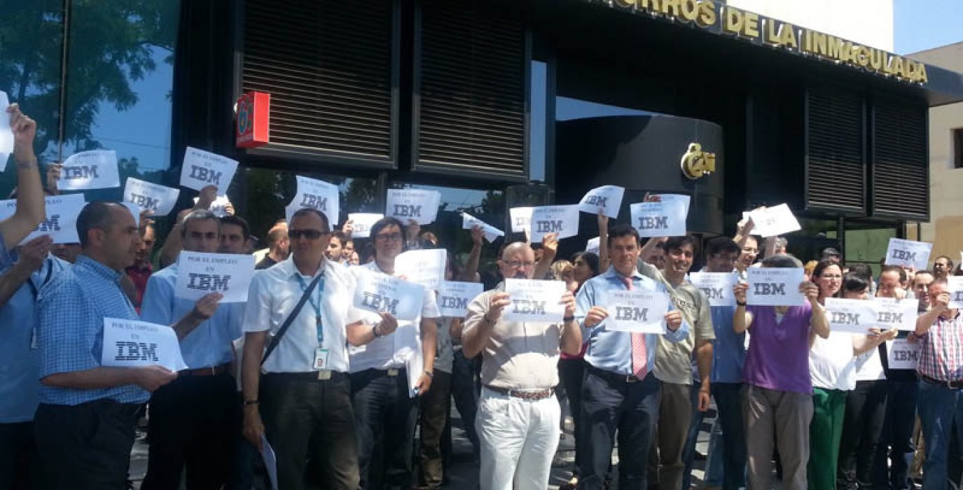 Foto: Comité de empresa IBM Zaragoza