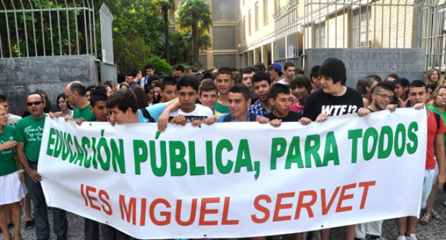 IES Miguel Servet. Foto: El Ventano