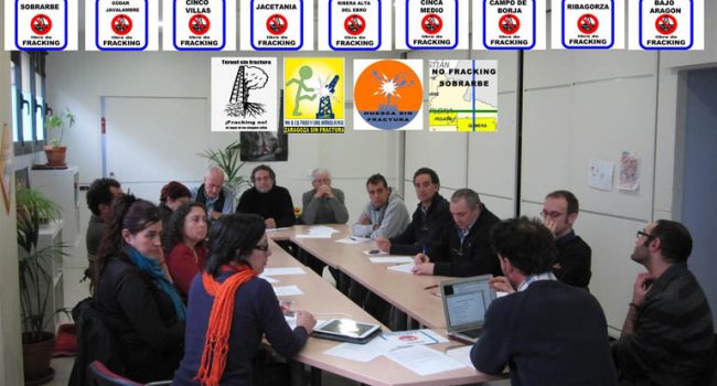 Imagen del II Encuentro anti-fracking de Aragón. Foto: Teruel sin fractura