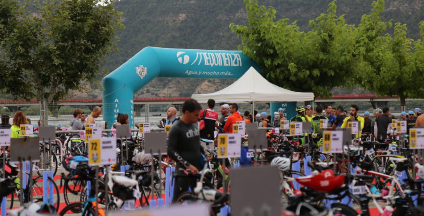 Half Triatlón de Mequinensa. Foto: Ayuntamiento de Mequinensa