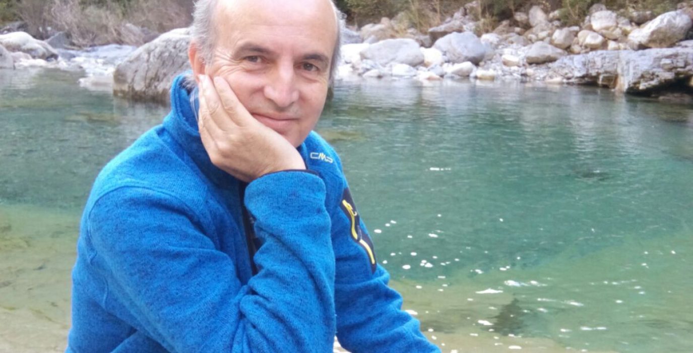 Pascual Tomás, en un rincón del cañón de Añisclo