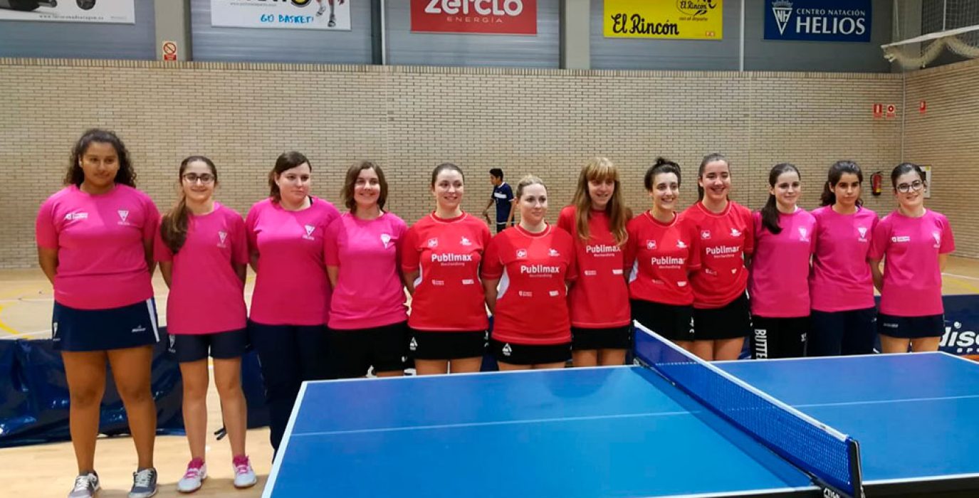 Foto: Equipos aragoneses de Primera Estatal Femenina.