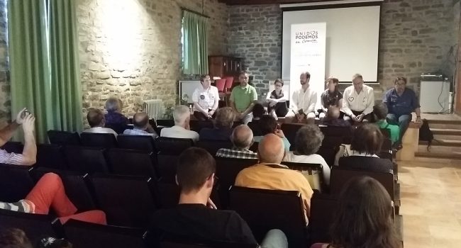 Imagen del acto celebrado en Boltaña.