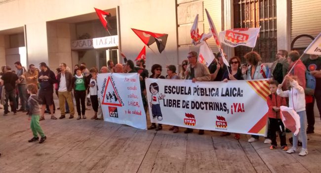 Concentración STEA-CGT. Foto: STEA