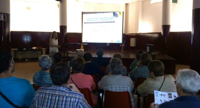 Charla informativa sobre residuos orgánicos. Foto: Comarca del Cinca Medio