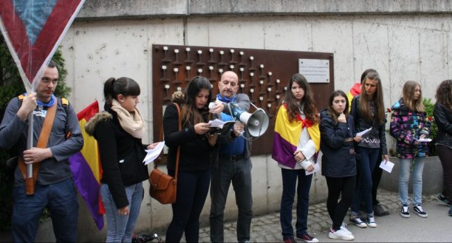 Alumnos del IES Cabañas en Mathausen.