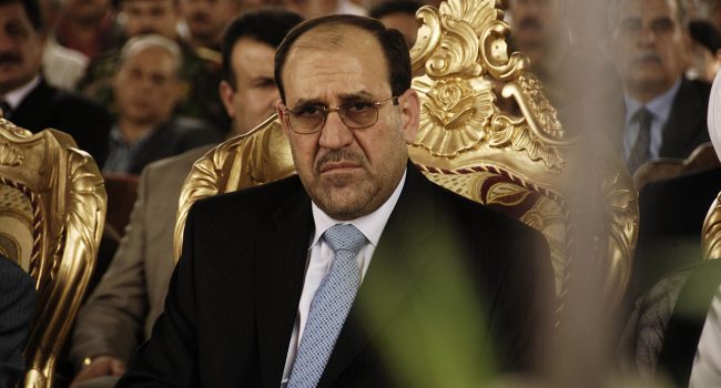 El primer ministro de Irak, Nuri al Maliki.
