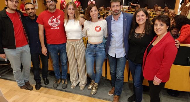 Acto central de Izquierda Unida celebrado en Alcanyiz | Foto: IU