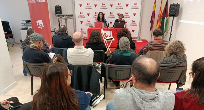 IU Aragón continúa trabajando desde las bases para “dar la vuelta por la izquierda ante el avance de las derechas”