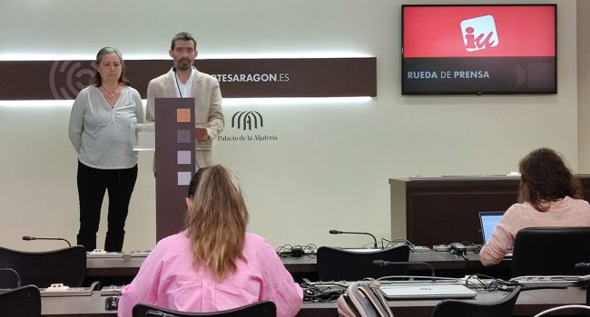 Marga Deyá y Álvaro Sanz | Foto: IU Aragón