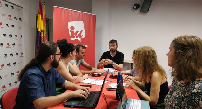 La Colegiada de IU Aragón reunida. Foto: IU