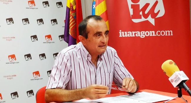 Ariza durante su comparecencia. Foto: IU