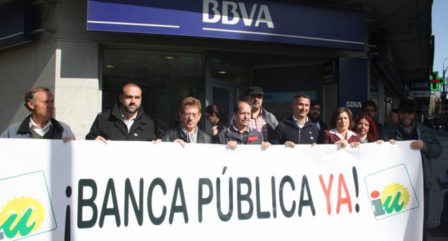 El Principat, País Valencià y Andalucía ya cuentan con una Banca Pública. Foto: IU Andalucía
