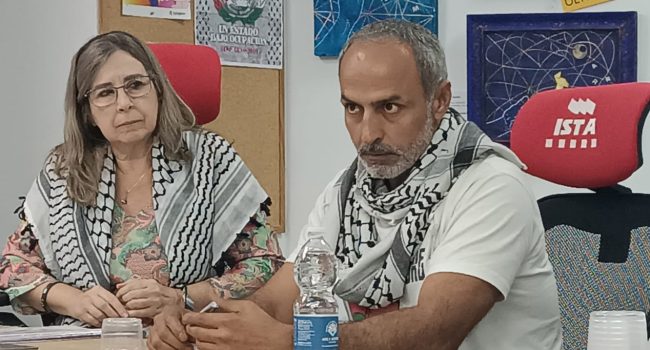 Ibrahim Abayat, presidente de Casa Palestina Aragón | Foto: ISTA