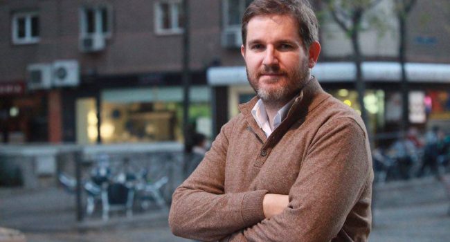 Ignacio Urquizu, candidato socialista a la alcaldía de Alcanyiz.