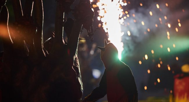 La del sábado fue una noche mágica con el espectáculo pirotécnico | Foto: La Cúpula Audiovisual