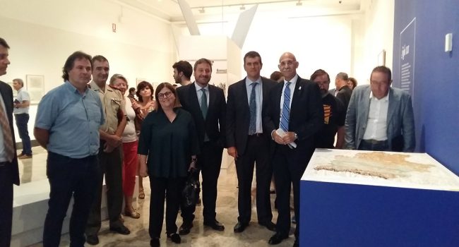 Inauguración de la exposición "Aragón en el mapa". Foto: DGA