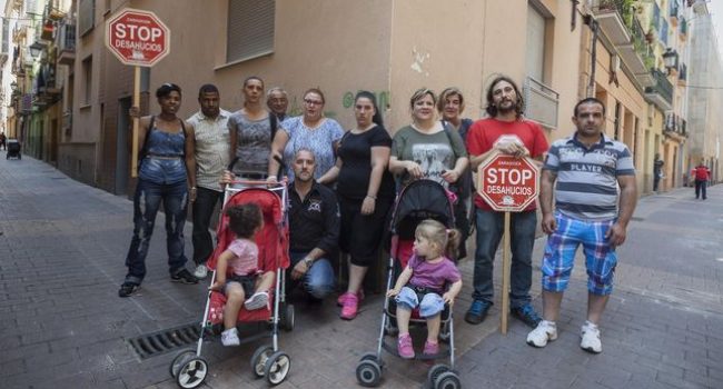 Integrantes del Bloque de la Esperanza del Gancho. Foto: Juan Manzanara