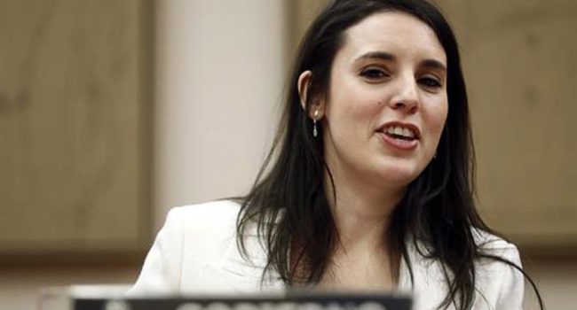 La ministra de Igualdad, Irene Montero. Foto: Moncloa