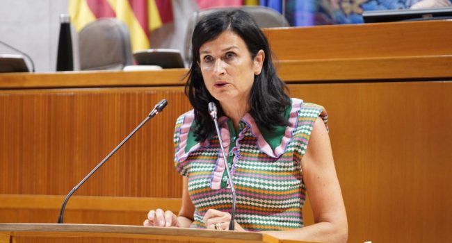 Isabel Lasobras, de Chunta Aragonesista | Foto: Cortes de Aragón