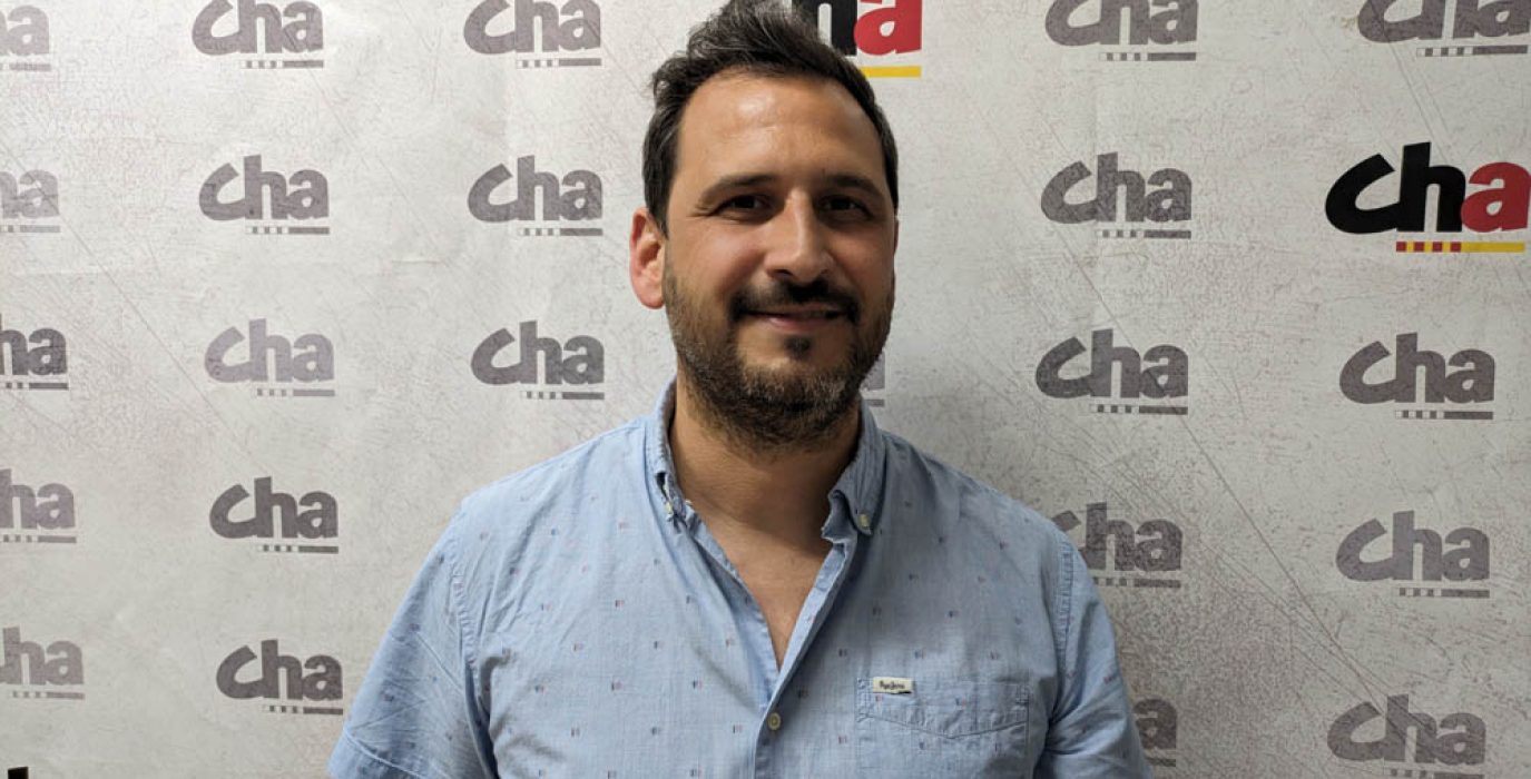 Ismael Torno, coordinador de CHA en el barrio de L'Almozara.