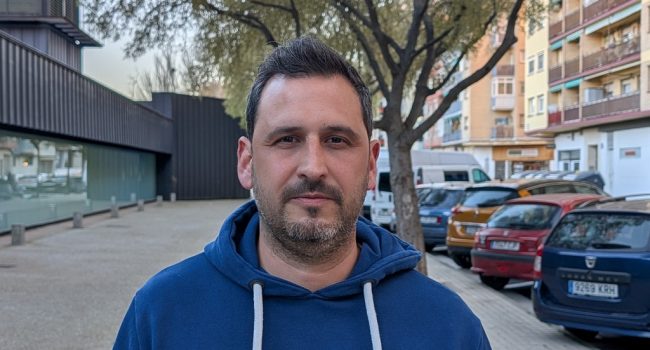 Ismael Tornos, secretario de organización de CHA en Zaragoza