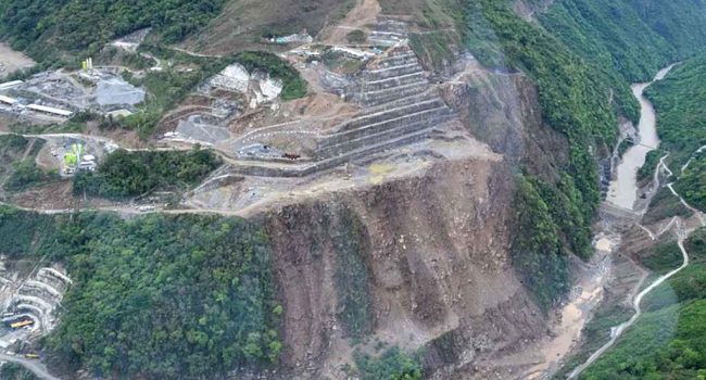 Proceso de construcción del Proyecto Hidroeléctrico Ituango Foto: Svenswikipedia