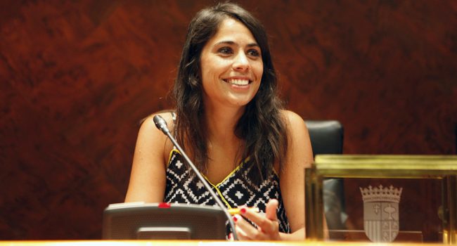 La diputada de Podemos, Itxaso Cabrera. Foto: Cortes