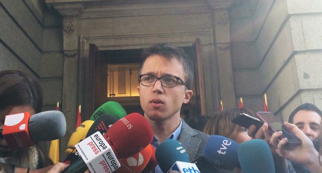Iñigo Errejón, Portavoz en el Congreso y Secretario Político de Podemos.