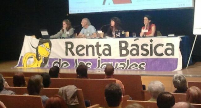 Charla sobre Renta Básica en las Jorndas de Economía Solidaria de REAS Aragón en 2013.