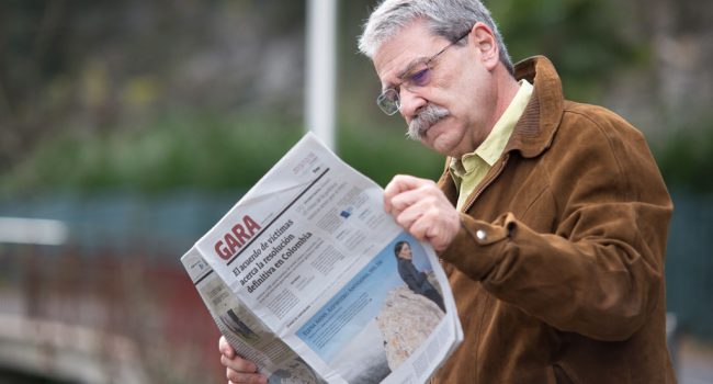 Jabier Salutregui, exdirector de 'Egin'. Foto: Ekinklik