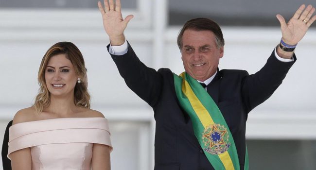 Jair y Michelle Bolsonaro.