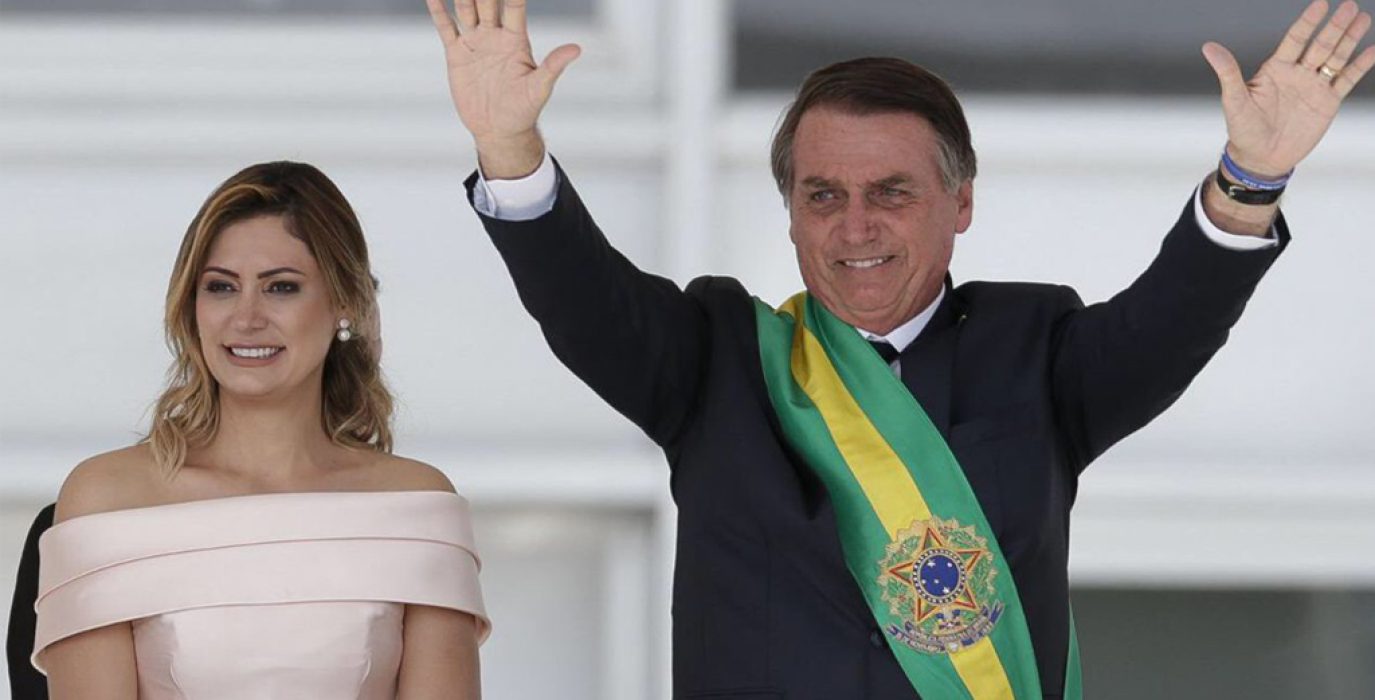Jair y Michelle Bolsonaro.