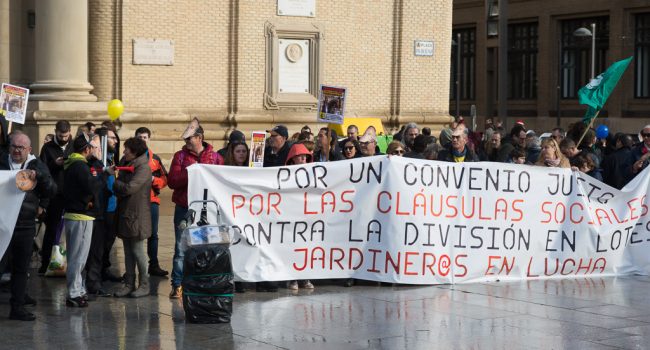 Parques FCC huelga