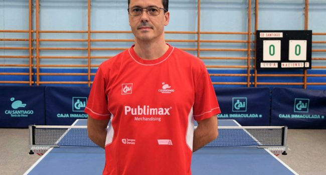El veterano palista del Publimax CAI Santiago, Javier Rey.