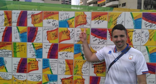 Jorge Cardona en Río. Foto: @jorgecardona87