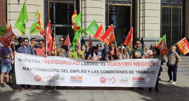 Jornada de huelga de 24 horas de la plantilla de Iberalbión
