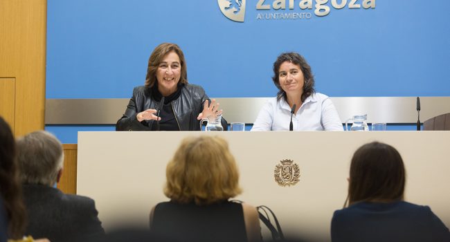 Calvo y Broto durante la presentación de las Jornadas. Foto: AZ